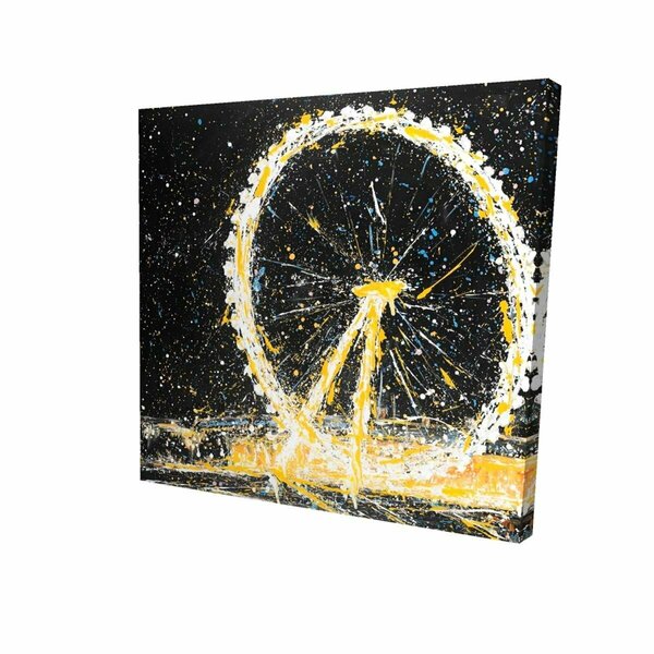 Begin Home Decor 32 x 32 in. Abstract London Eye-Print on Canvas 2080-3232-CI303